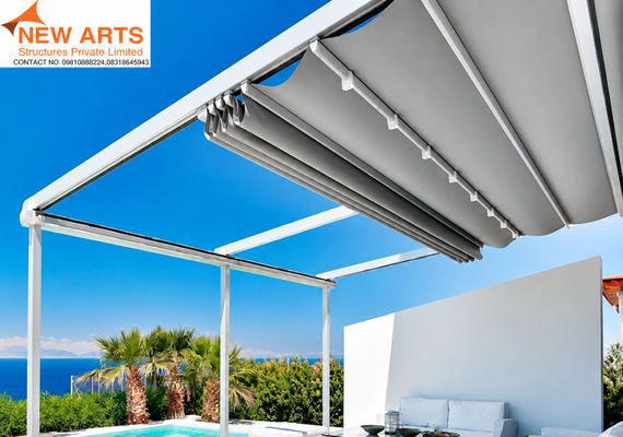 Retractable Tensile Roof