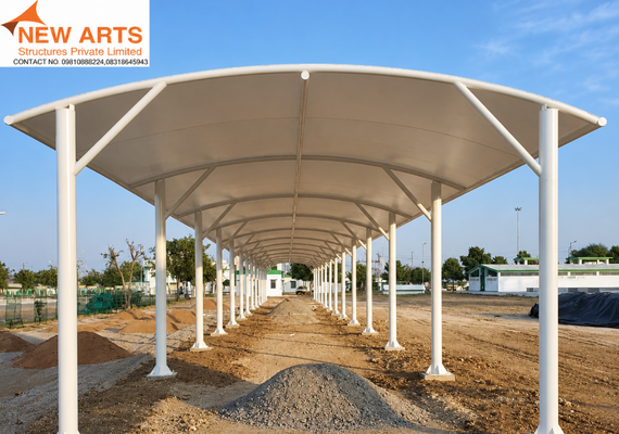 Walkway Tensile Corridor Structure Design